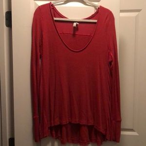 Free people long sleeve top